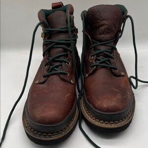 Lehigh 5040 6 inch steel toe boots Men's size 9.5 M